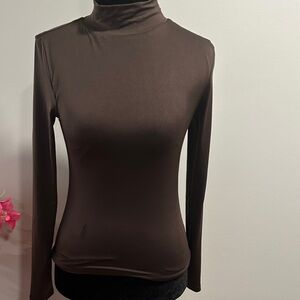 Workshop Republic Clothing Chocolate Long Sleeve Top
